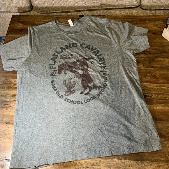 flatland cavalry men’s short sleeve t-shirt canvas XL - Picture 2 of 4